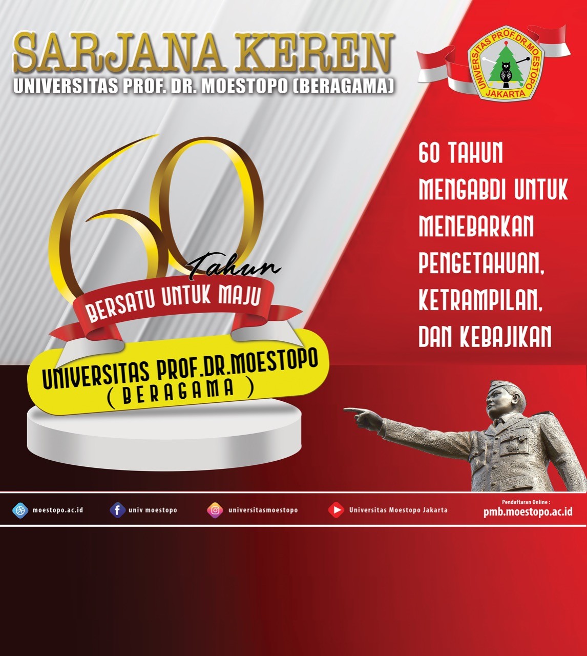 60 TAHUN MENGABDI UNTUK MENEBARKAN PENGETAHUAN, KETERAMPILAN, DAN KEBAJIKAN