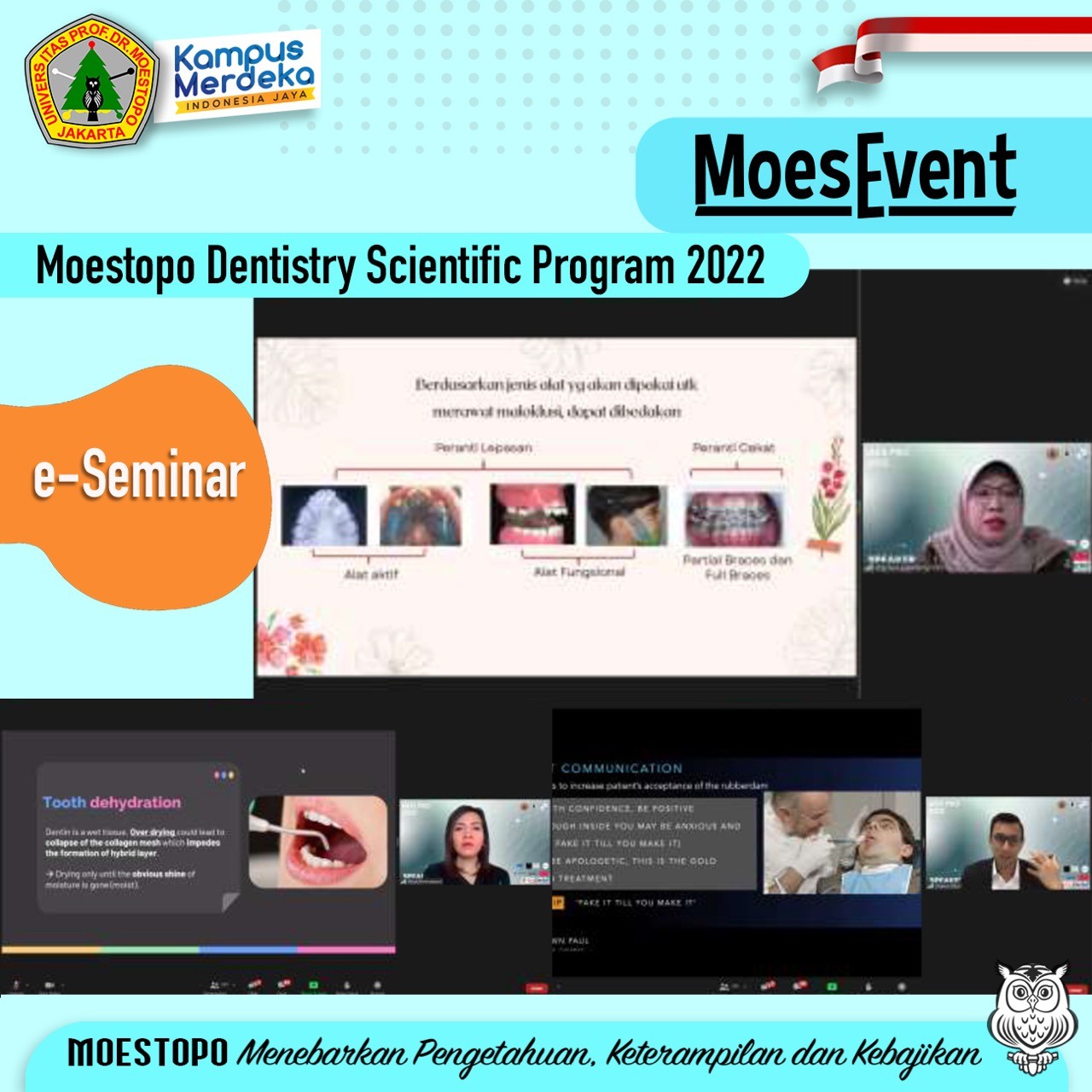 Moestopo Dentistry Scientific Program 2022 Sukses Digelar