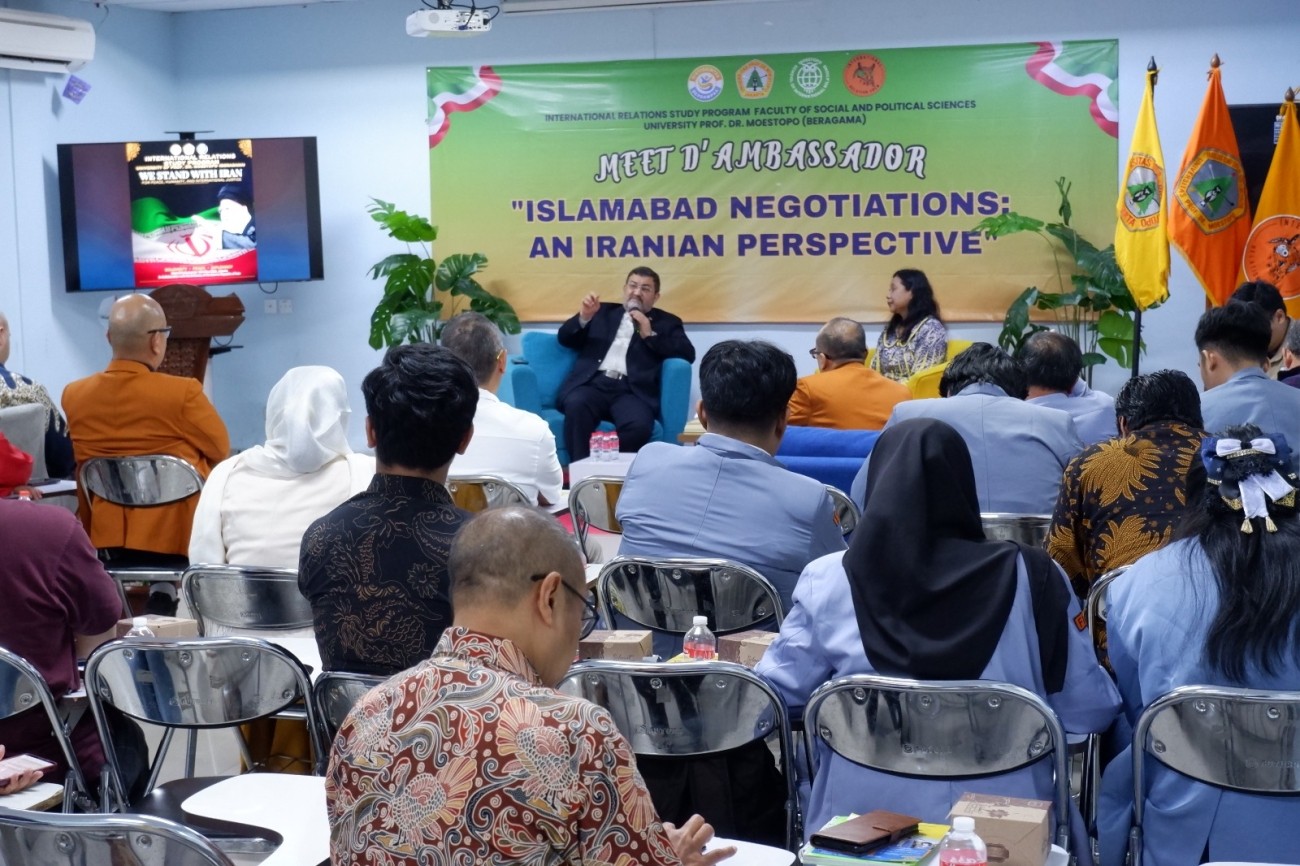 KULIAH UMUM “ISLAMABAD NEGOTIATIONS: AN IRANIAN PERSPECTIVE” OLEH DUTA BESAR IRAN UNTUK INDONESIA, MOHAMMAD BOROUJERDI