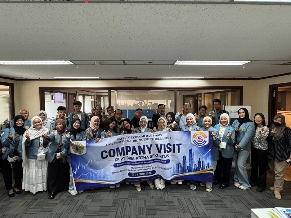 FEB Moestopo Gelar Edukasi Pasar Modal ke BinaArtha Sekuritas, Setiabudi Investment Management, dan Bursa Efek Indonesia